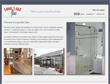 Tablet Screenshot of longlakeglass.com